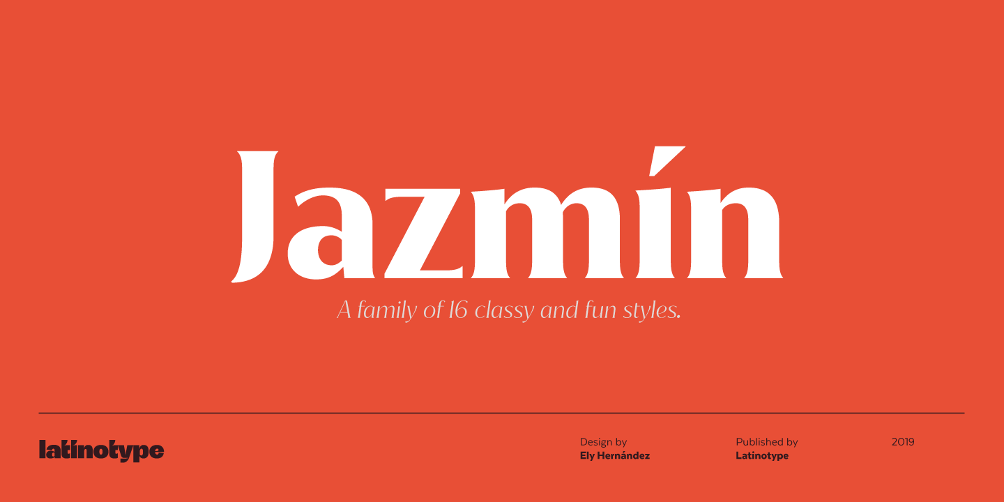 Beispiel einer Jazmin Medium Italic-Schriftart